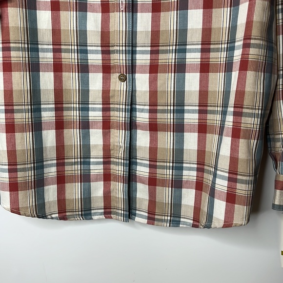 NWT Alfred Dunner Women's Plaid Button Down Shirt SIZE 14 PLUS SIZE - Picture 7 of 9